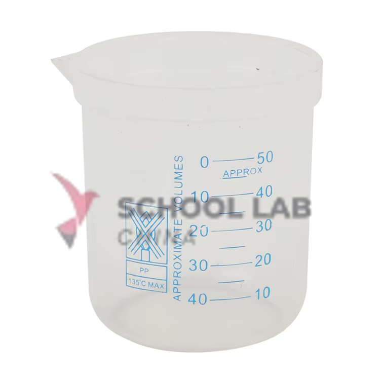 Plastic Graduated Beaker - 50ml - Pack of 10